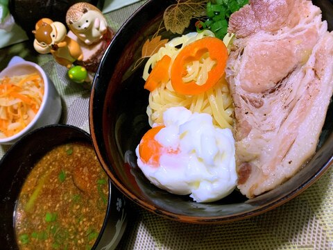 塩豚(̂•͈Ꙫ•͈⑅﻿)̂୭つけ麺ラーメン